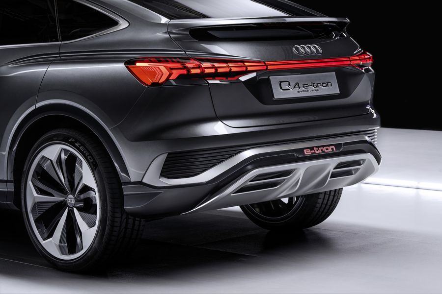 Audi Q4 etron Sportback. Le SUV coupé en concession dès novembre 2021