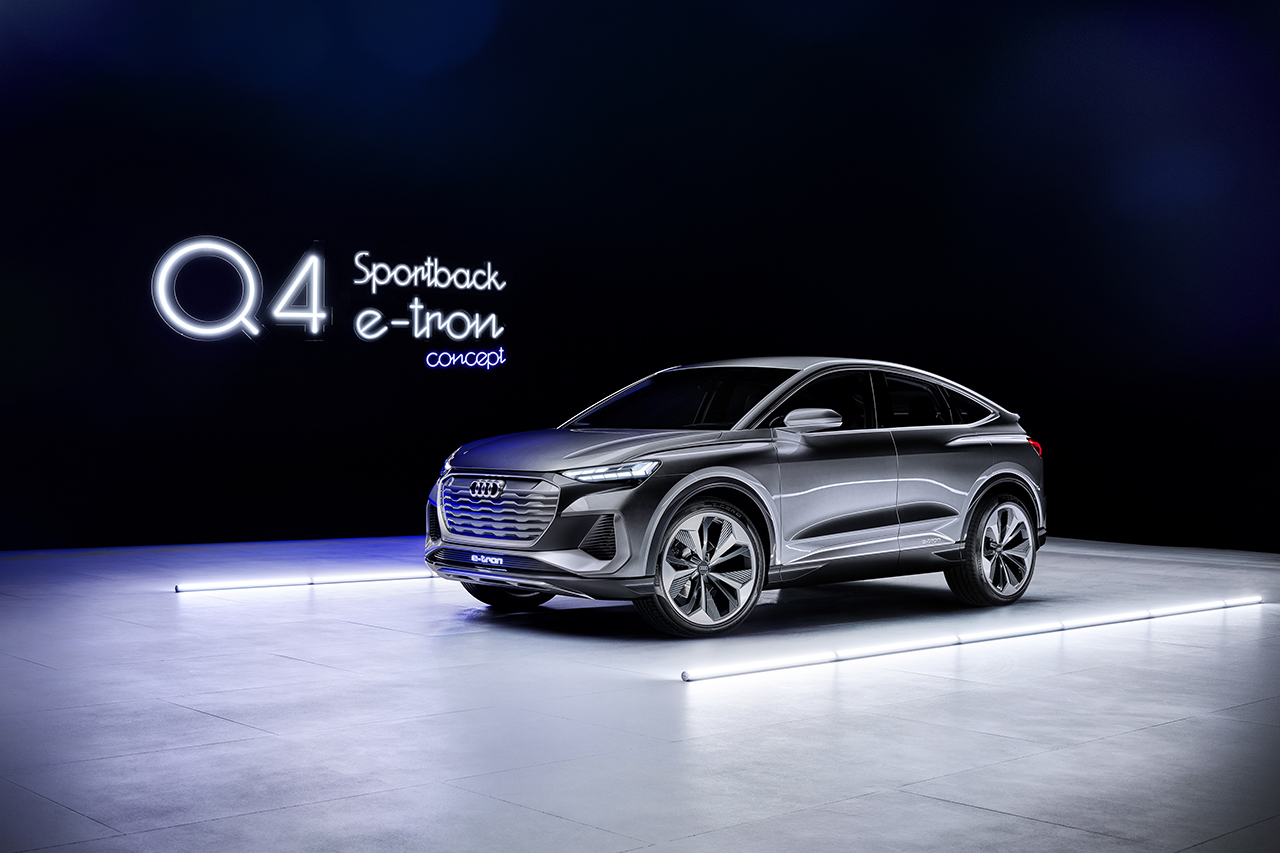 Audi Q4 Sportback e-tron concept : le SUV coupé prévu pour 2021