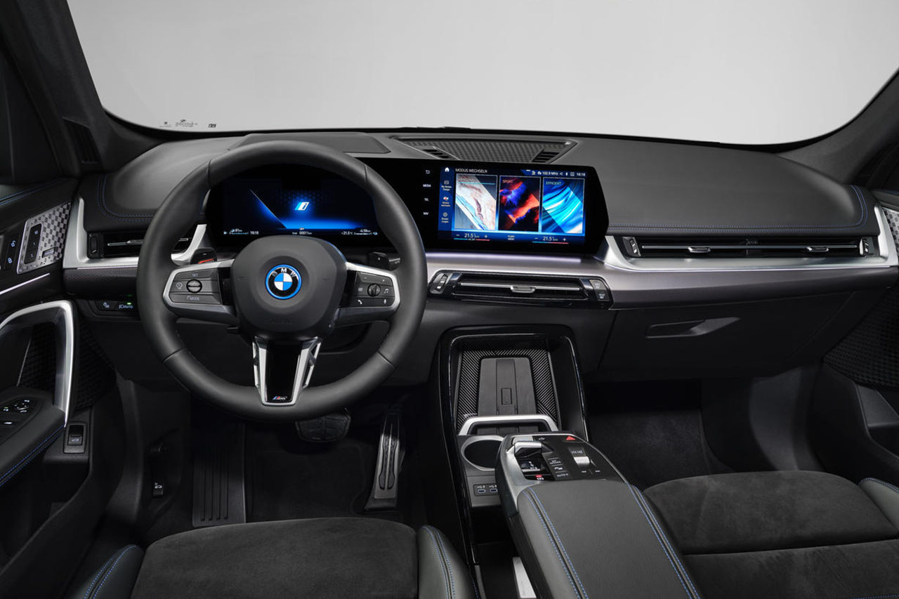 BMW X1. On board the 3rd generation SUV and its electric version iX1