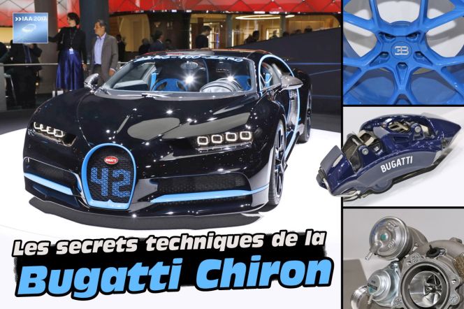 Bugatti Chiron : tous les secrets techniques de l'hypercar