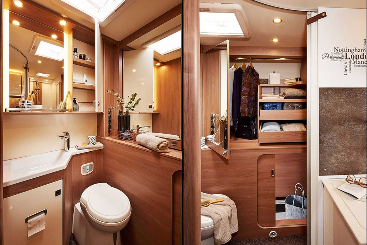 Photo 6 camping car Bürstner Lyseo Gallery salle de bain Bürstner Lyseo Gallery. Le camping