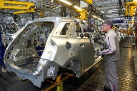 Fabrication du C4 Picasso à Vigo en Espagne