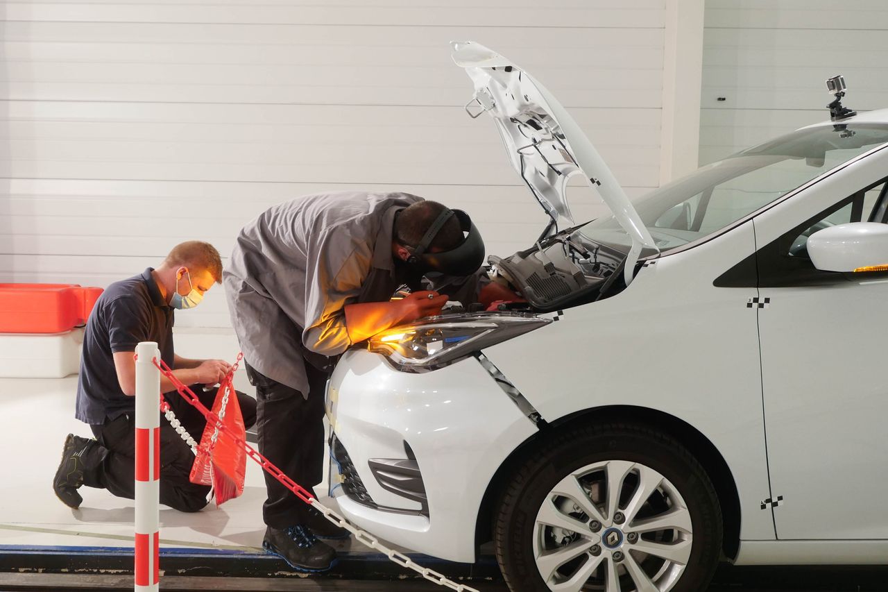 Photo 2 crash test renault zoé experts Renault Zoé (2020) le