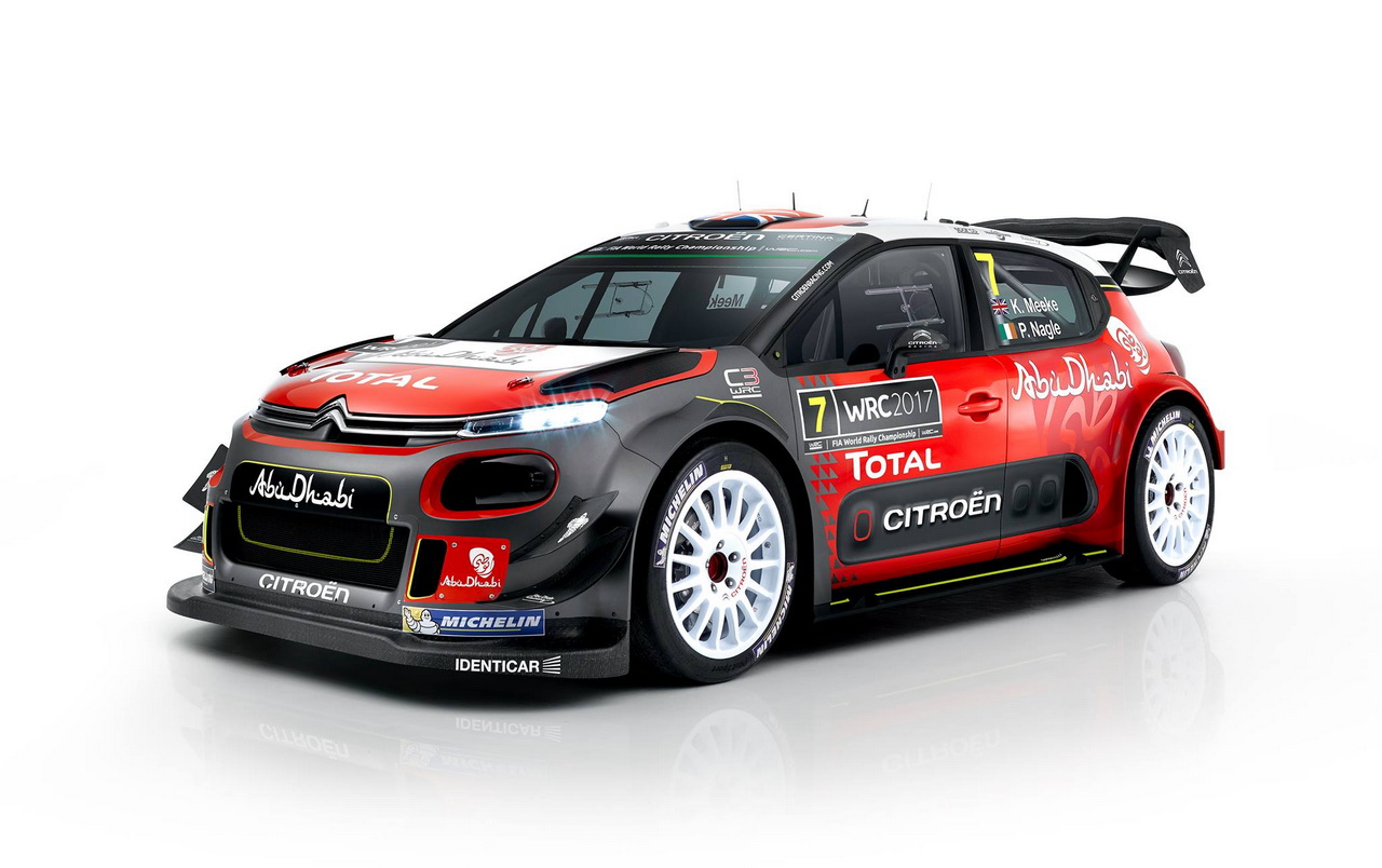 Citroën C3 WRC 2017 fin prête pour le rallye de MonteCarlo