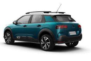 Citroën C4 Cactus 2018 restylée vue arrière bleue amérique du sud