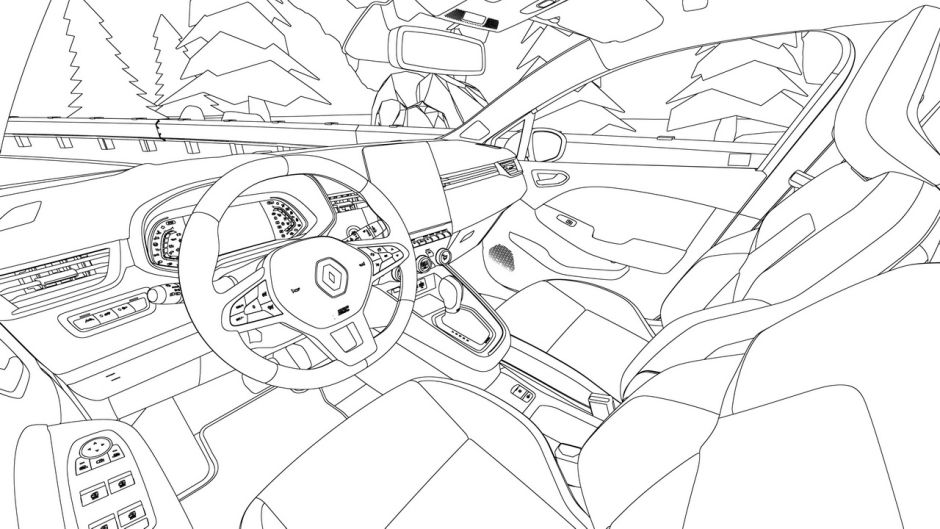 Renault lance sa collection de modèles à colorier - Photo #2 - L'argus