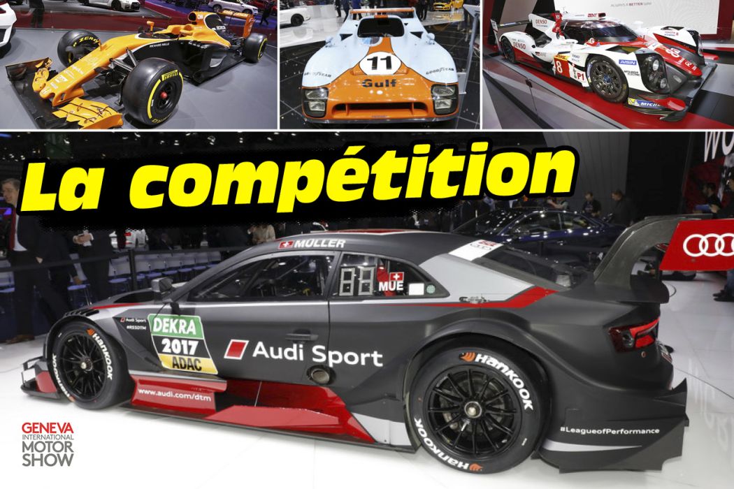 Les voitures de compétition au salon de Genève 2017 L'argus