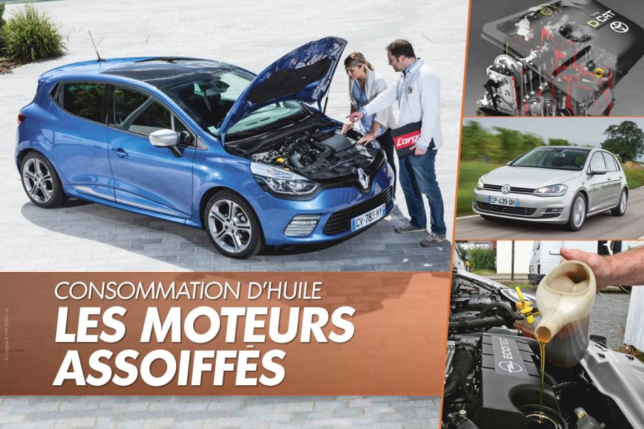 Consommation d'huile. Les moteurs essence et diesel à surveiller