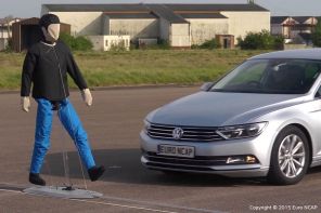 test sécurité euroncap sur freinage d'urgence