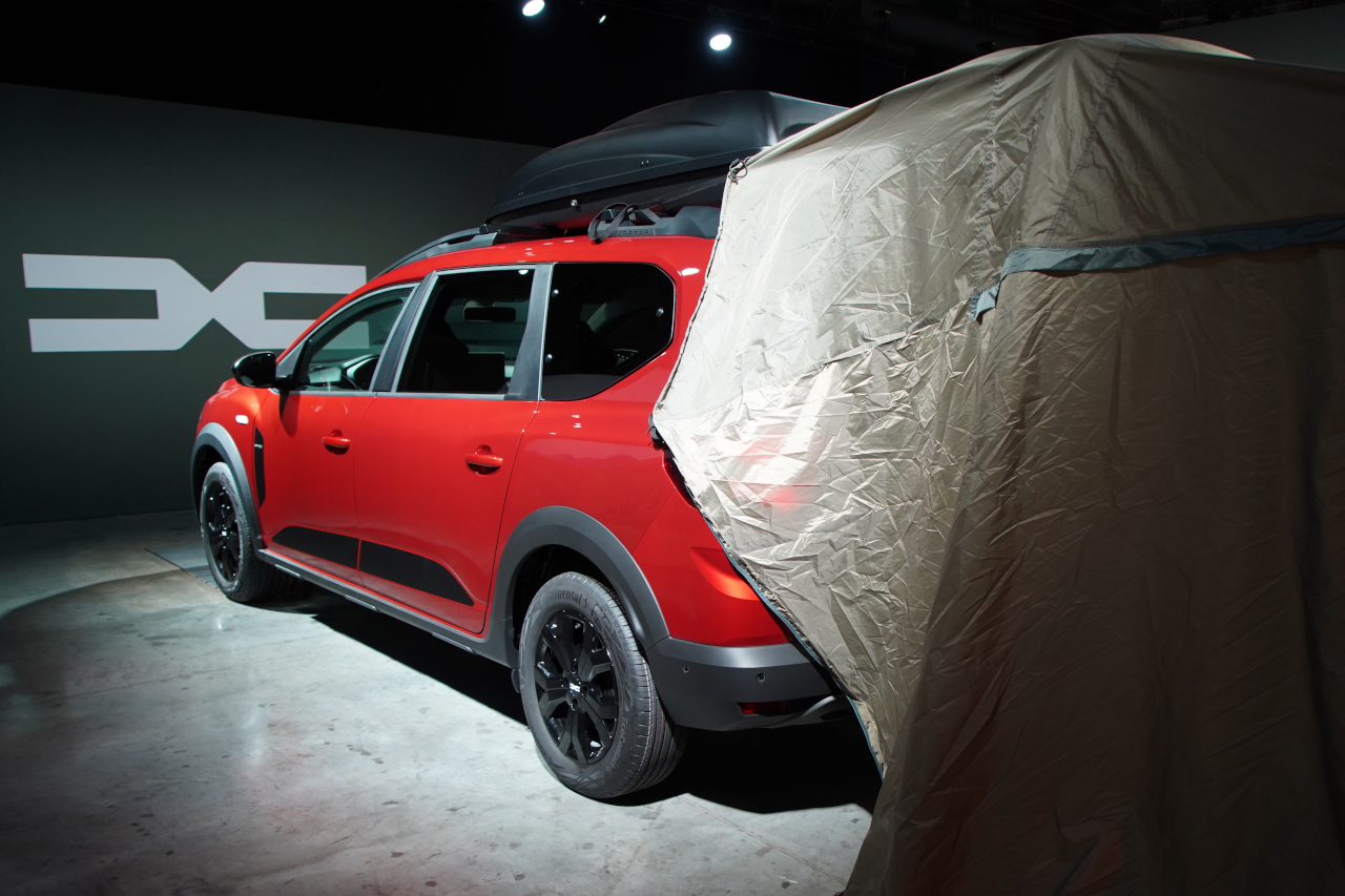 Diaporama et photos Dacia Jogger (2023). Un kit camping officiel pour le break baroudeur L'Argus