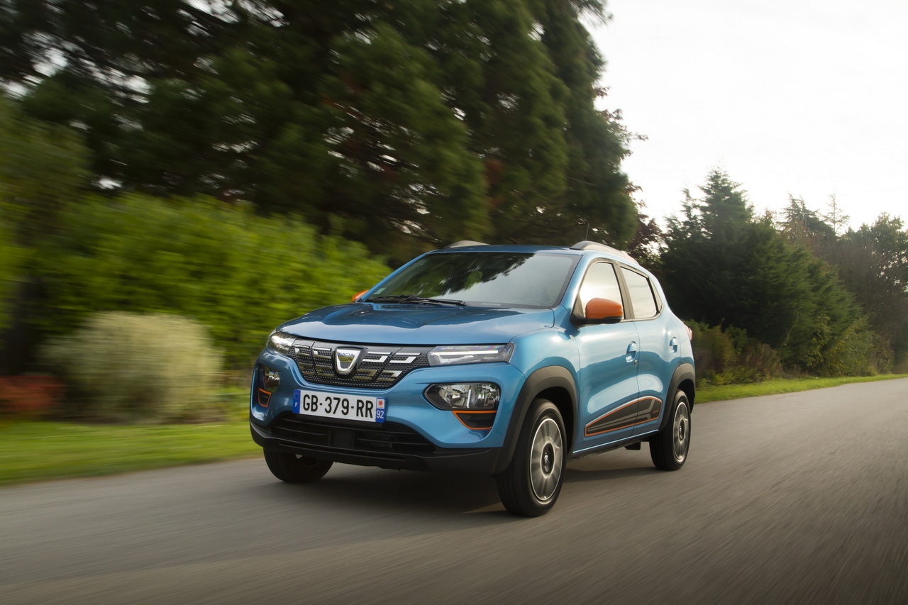 Blue Dacia Spring