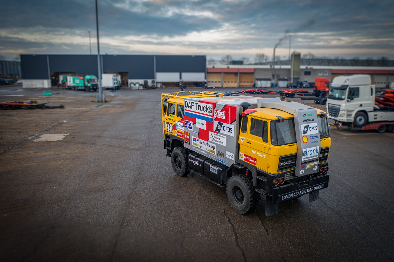 Photo 19 daf double cabine Dakar Classic 2022. Seconde édition de la version rétro du Dakar