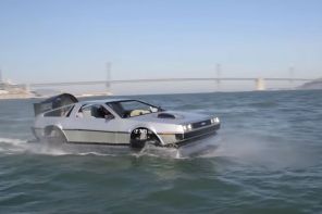 delorean aéroglisseur