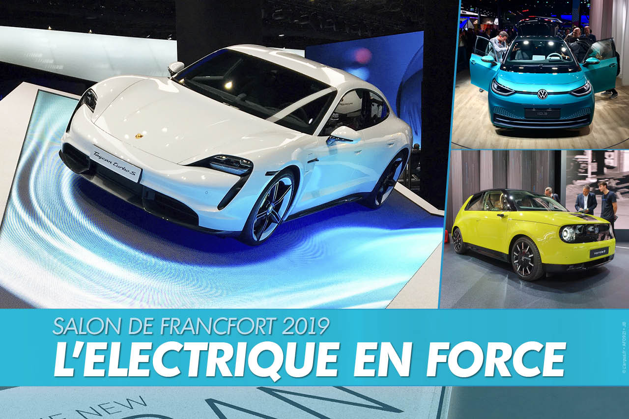 Les modèles électriques du salon de Francfort 2019