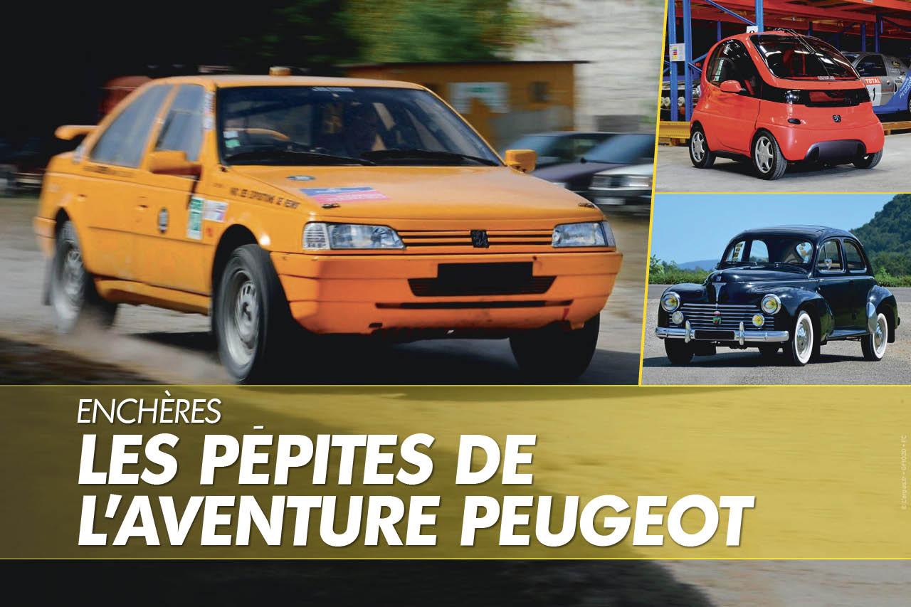 Ventes aux enchères. Accédez au patrimoine Peugeot