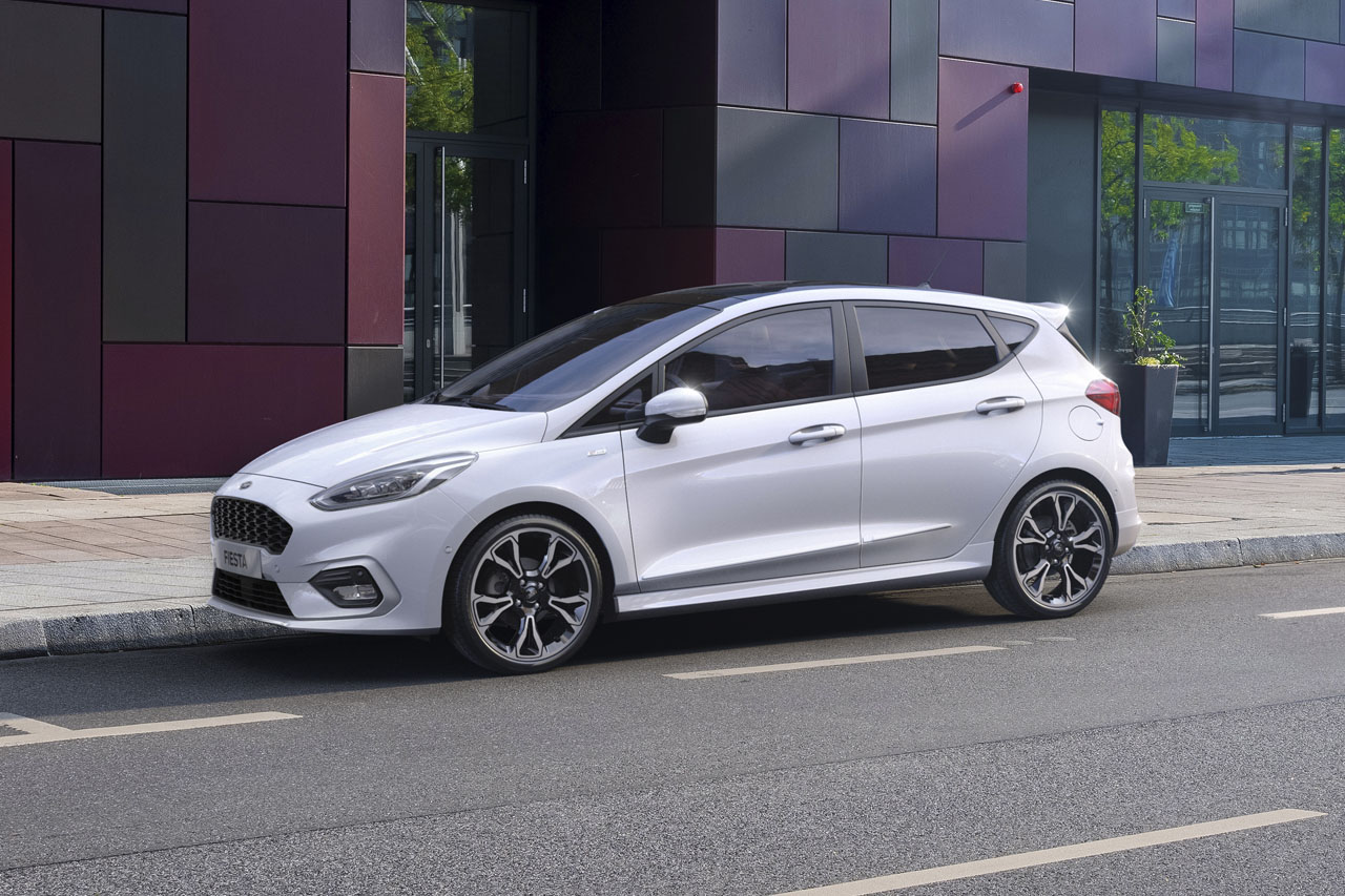 Photo 3 ford fiesta ST line blanche Prix Ford Fiesta Ecoboost