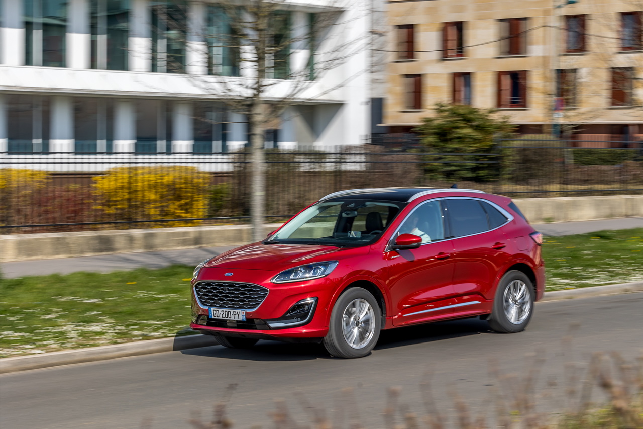 Essai Ford Kuga Hybrid Flexifuel hybride + E85 = solution miracle