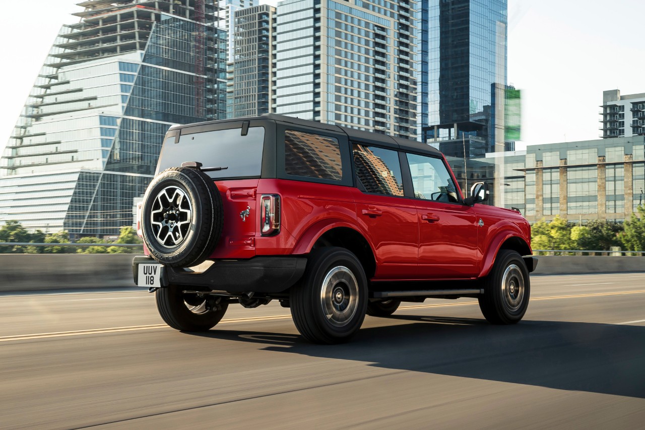 The Ford Bronco marketed in France in 2024 Ace Mind