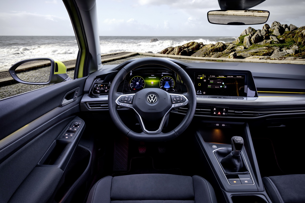 Photo 21 golf 8 interieur Essai Volkswagen Golf 8 TSI 130 le sens des réalités