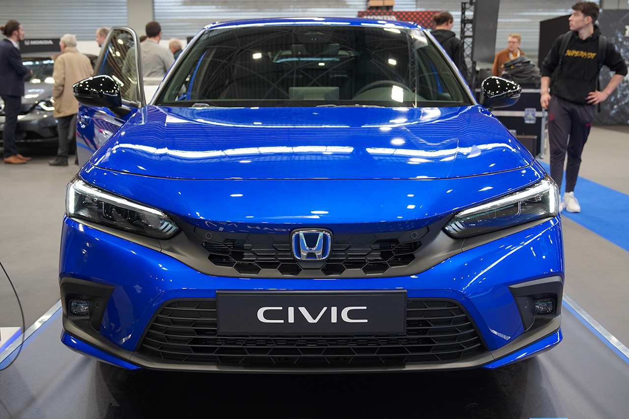 Modèle Réduit Honda Civic 2022 (11e Génération) 1:18 Rouge - Métal Diecast, Pour Collection Ou Cadeau