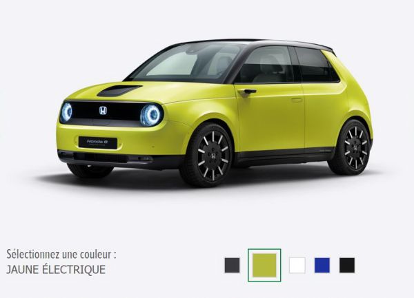 Honda e (2019) : les réservations de la Honda électrique sont ouvertes
