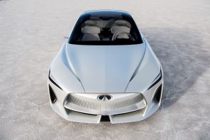 Infiniti Q Inspiration Concept NAIAS 2018 vue avant blanc