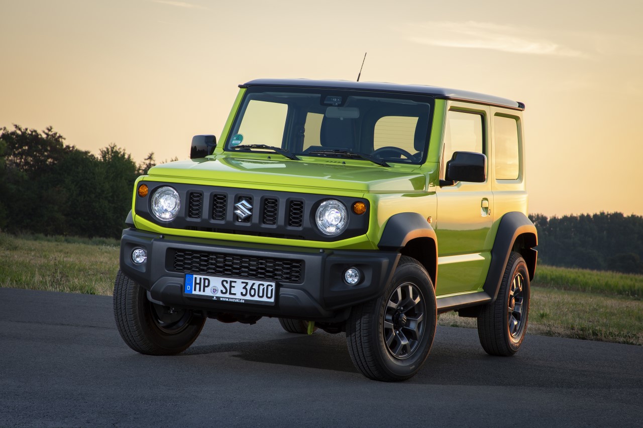 Yellow Suzuki Jimny