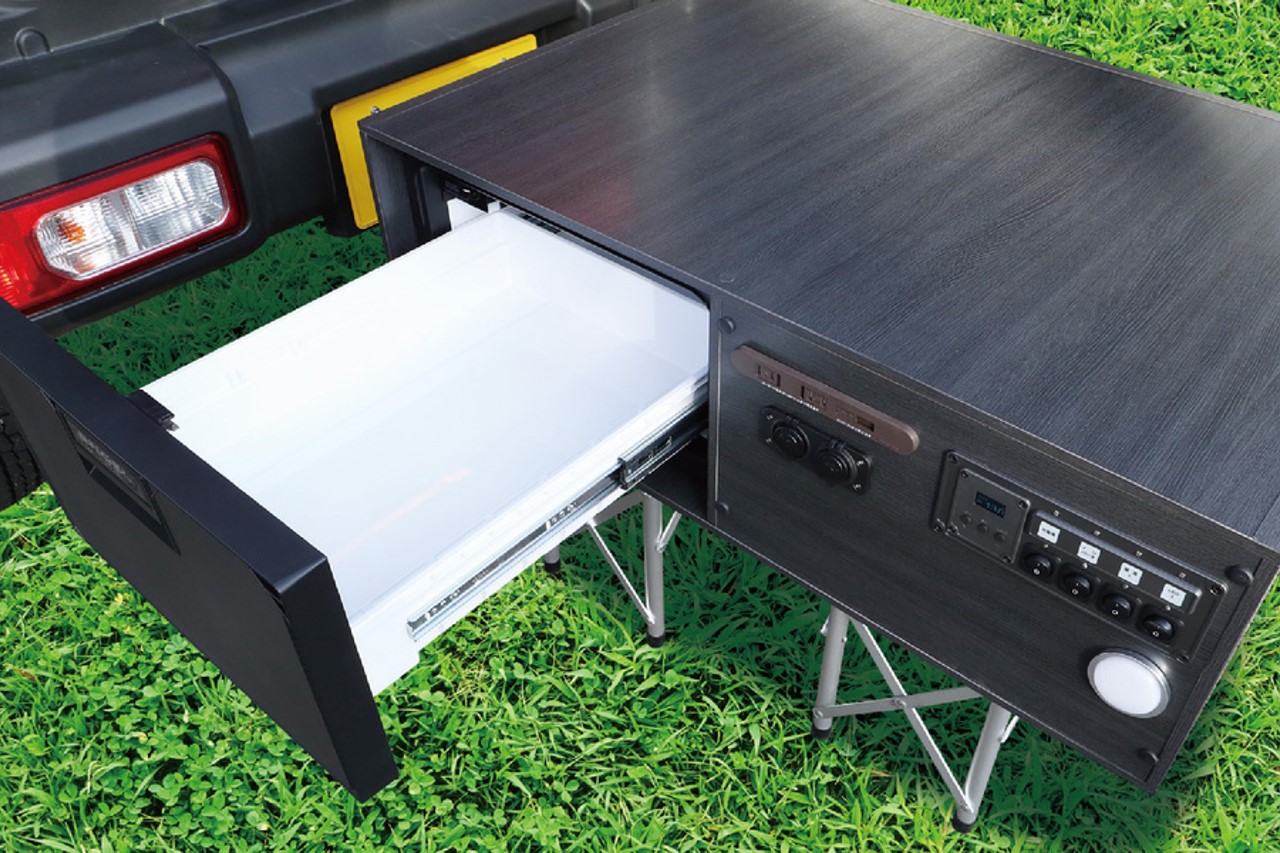 Suzuki Jimny camping furniture