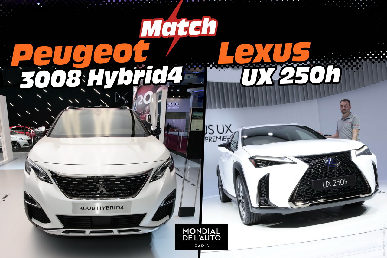 Peugeot 3008 Hybrid4 Vs Lexus Ux 250h Deja Le Match Au Mondial