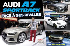 L'Audi A7 Sportback de seconde génération affronte la Mercedes CLS 3, la Porsche Panamera 2 et la future BMW Série 8 Gran Coupé.