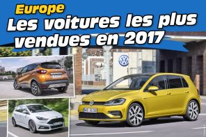 Top 30 des voitures les plus vendues en Europe