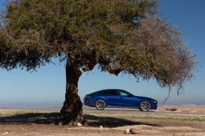 Mercedes-AMG GT 63 S coupé 4 portes statique profil droit