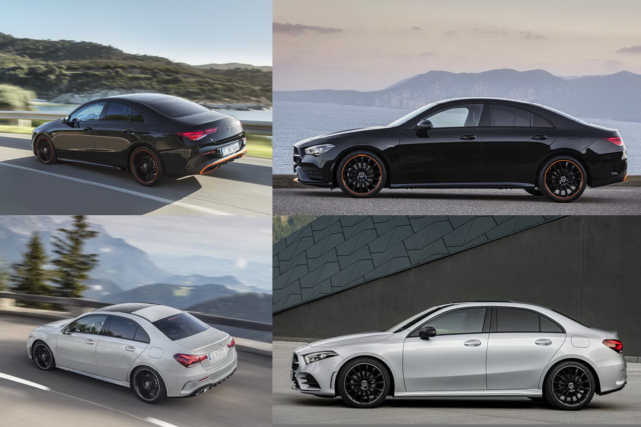 Photo 2 mercedes cla vs mercedes classe a berline Mercedes CLA vs