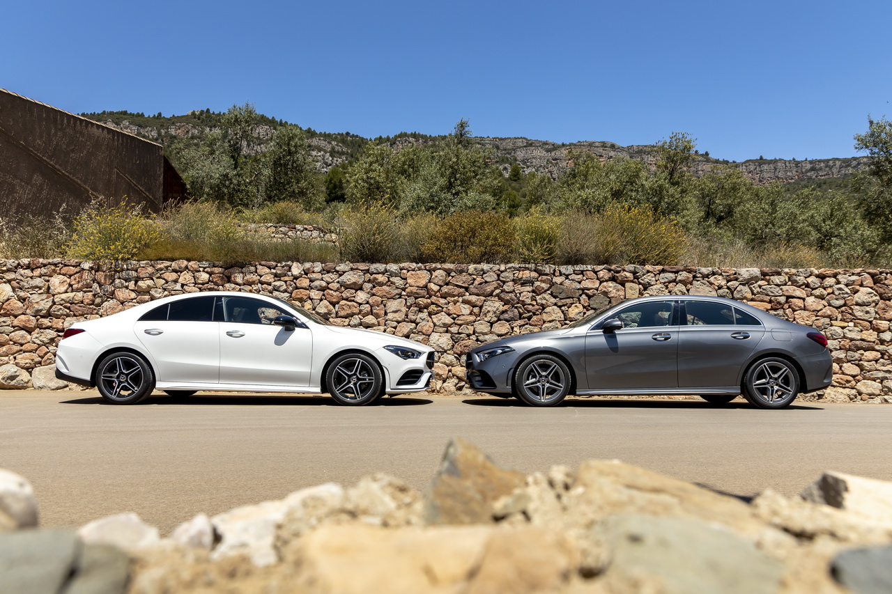 Photo 8 Mercedes Classe A Berline vs Mercedes CLA Coupé (2019