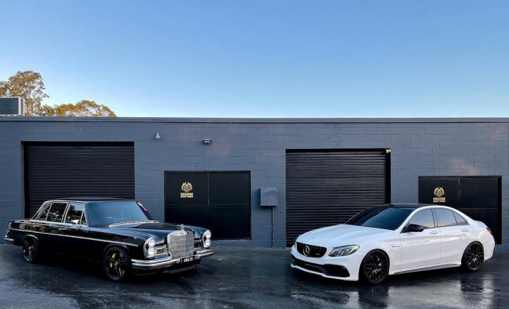 Restomod. Un V8 biturbo d'AMG C 63 dans une Mercedes W108 de 1968