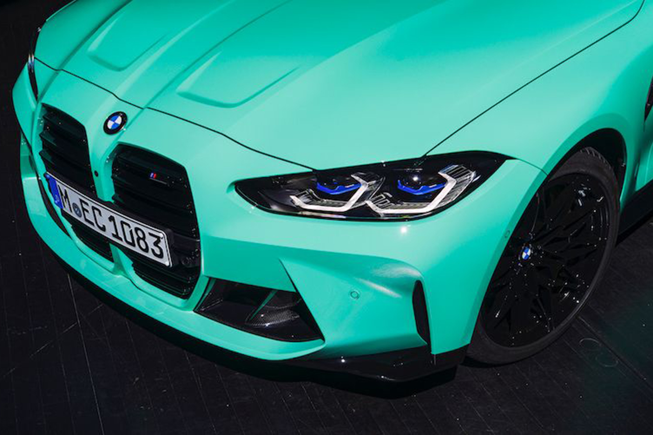 Photo 9 BMW M3 Mint Green BMW M3 et M4 (2021). Des teintes hautes