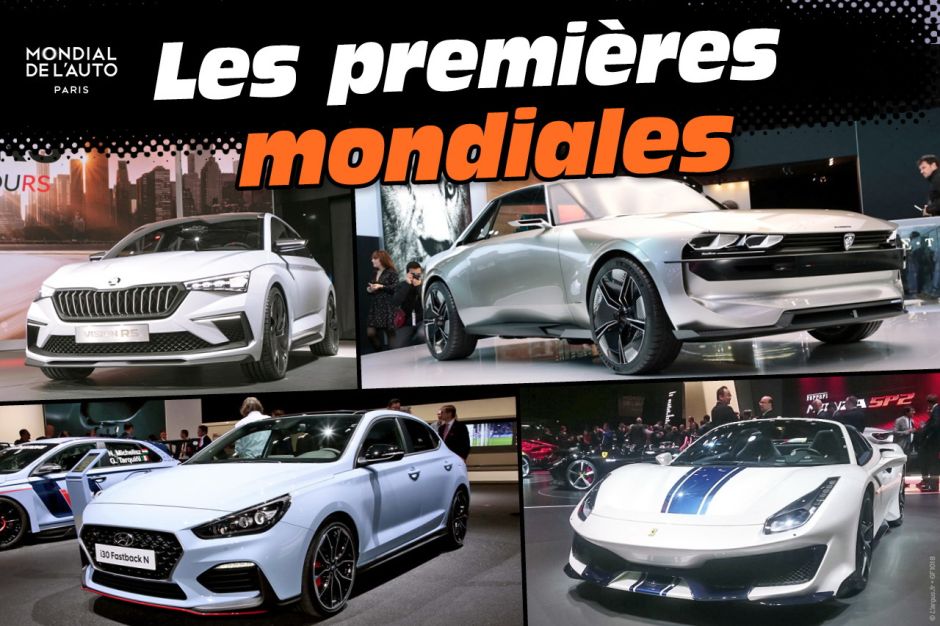 Les Premieres Mondiales Du Salon De L Automobile De Paris 2018