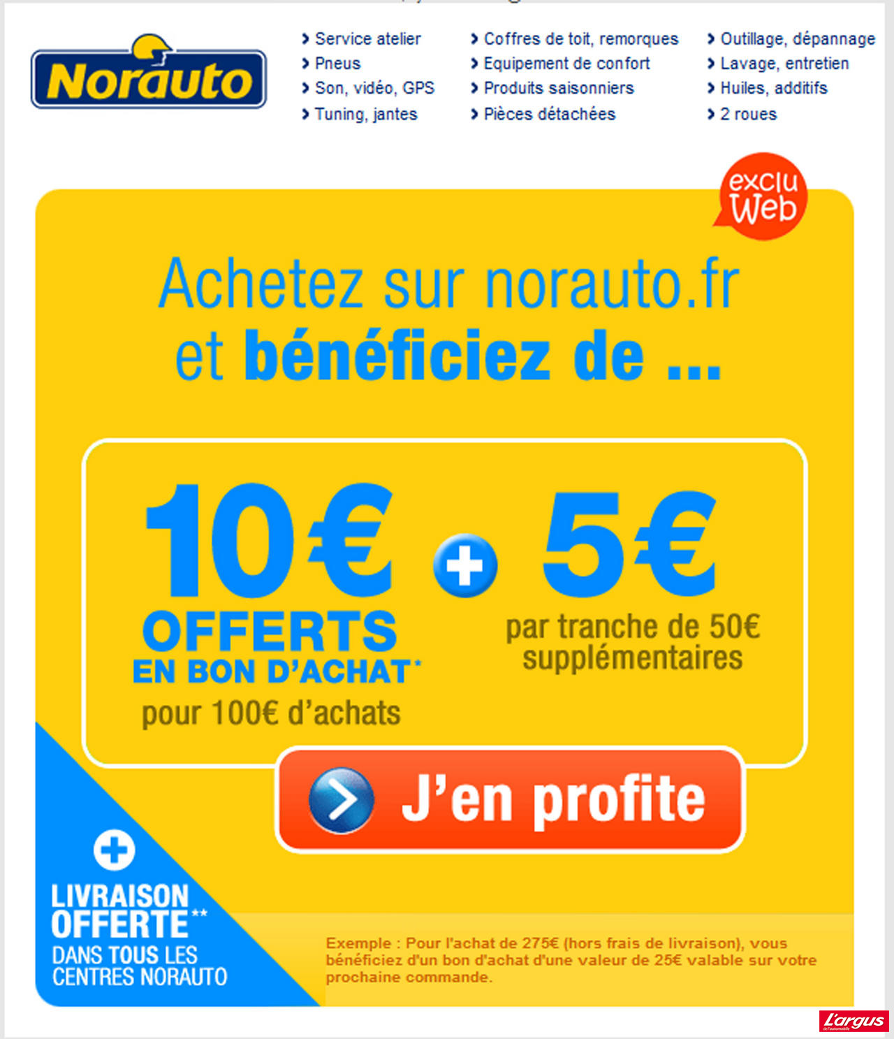 Des remises en ligne chez Norauto