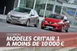 voitures occasion crit'air 1 à 10 000 €