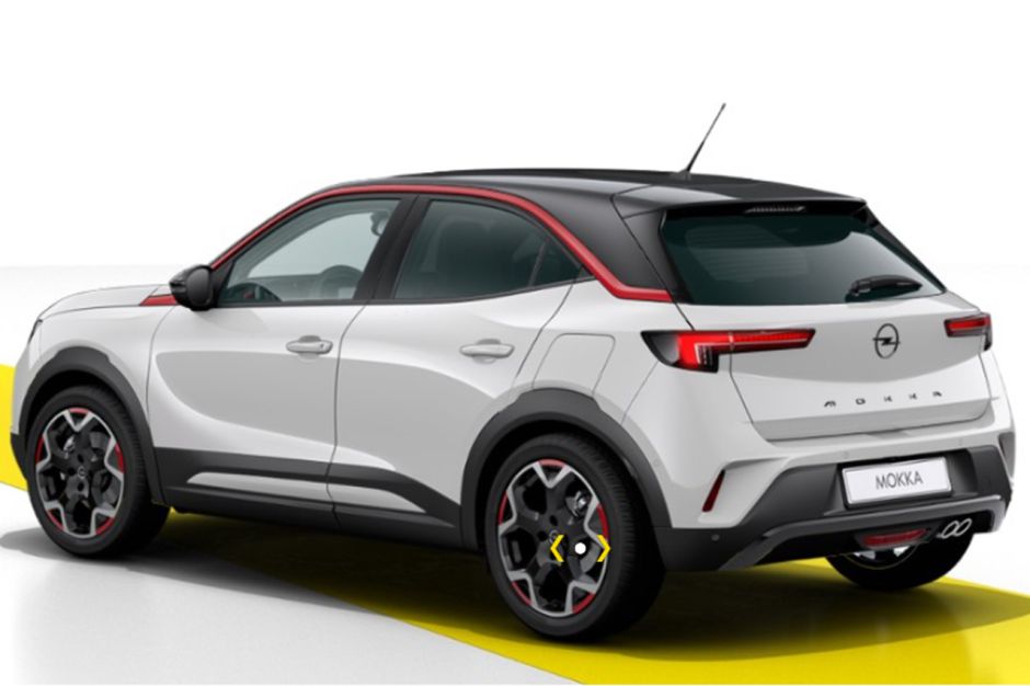 Or Noir Série 2021 Opel Mokka (2021). Une série spéciale GS Line Chrome pour le lancement