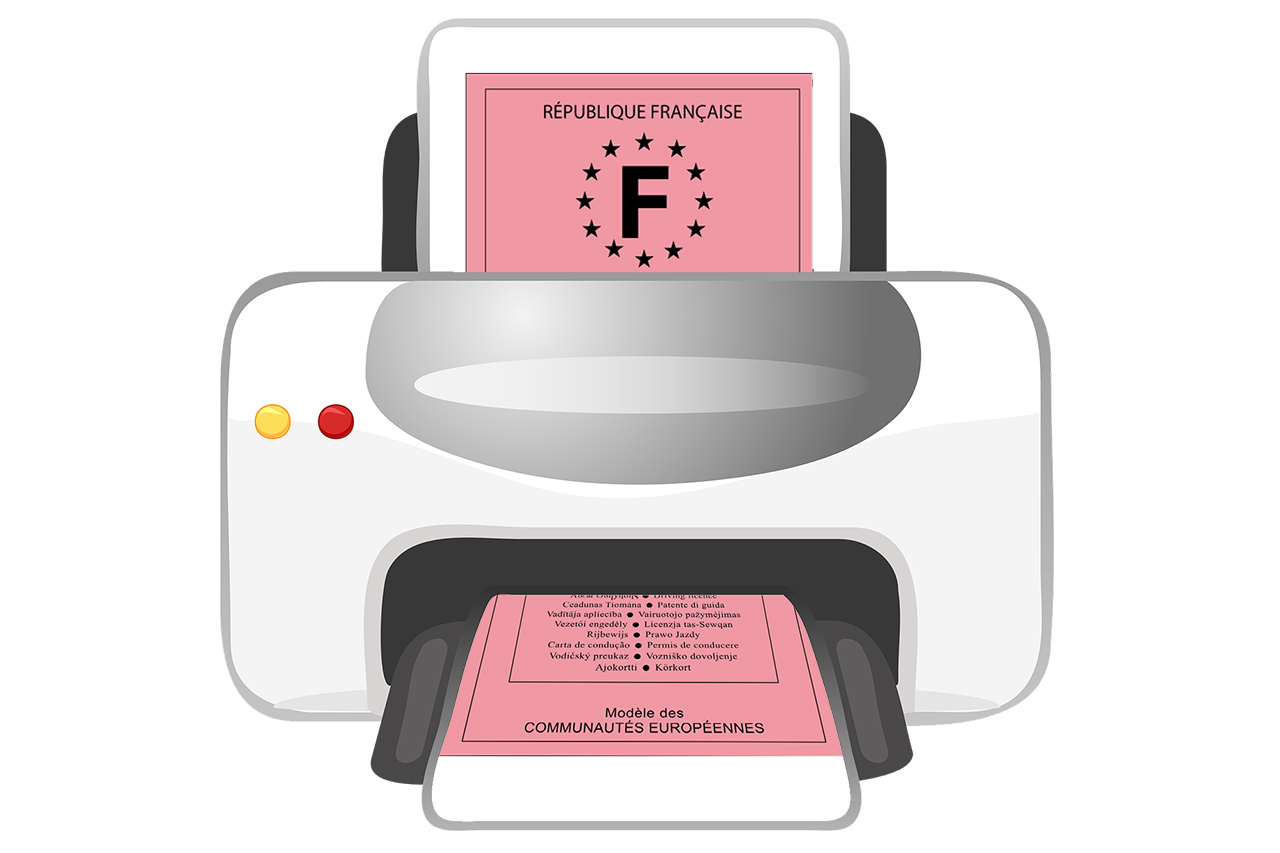 driving license scan