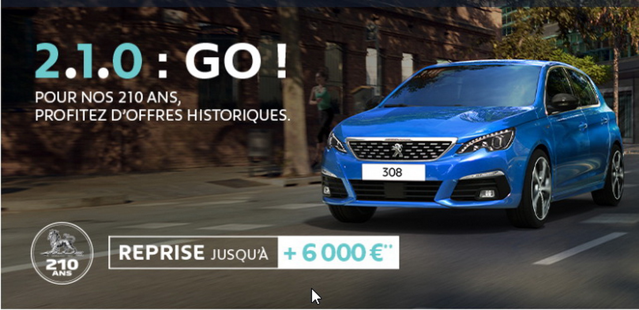 Peugeot. Des offres vraiment historiques pour les 210 ans ?