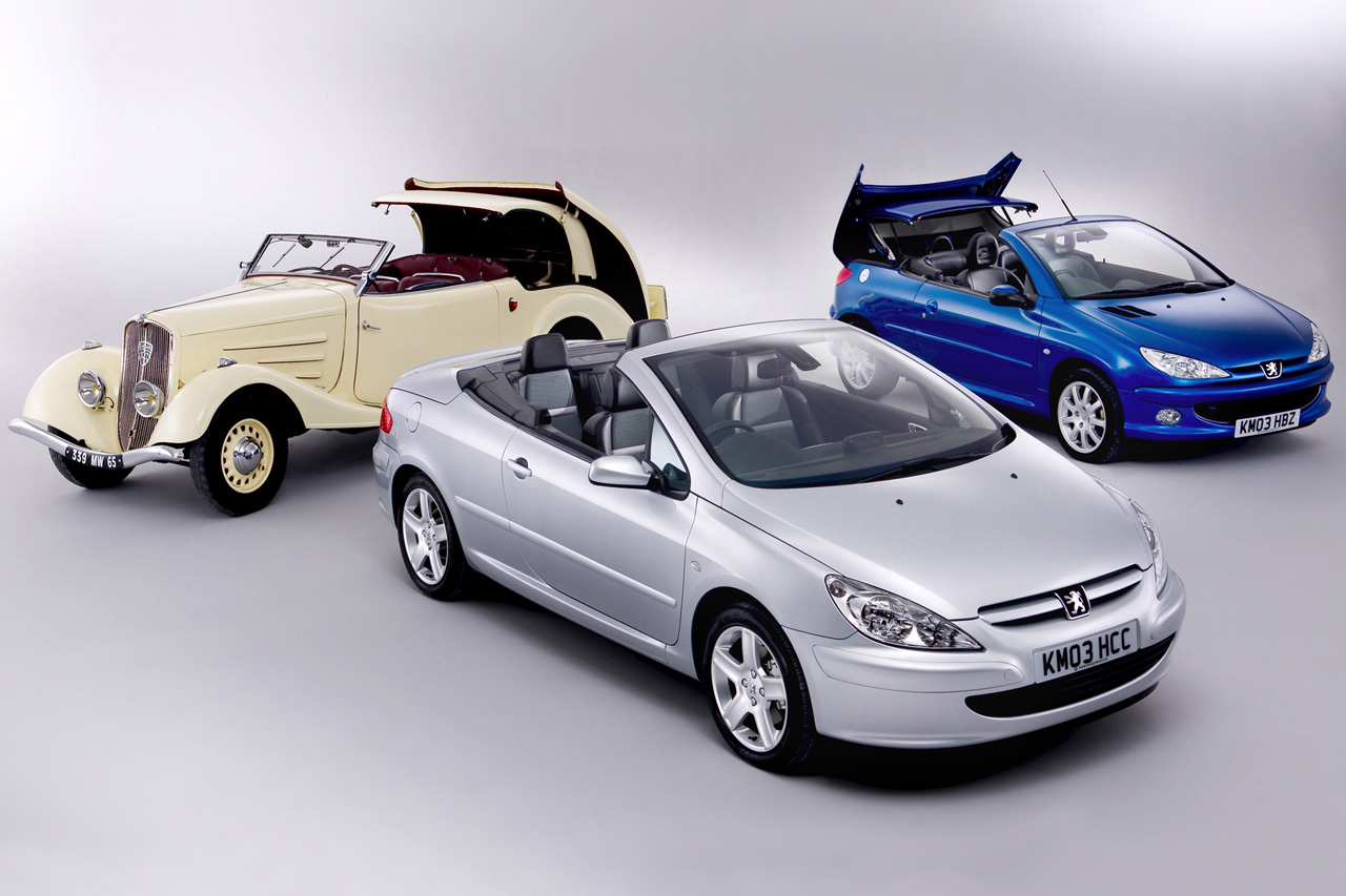 Peugeot Eclipse, 307 CC and 206 CC