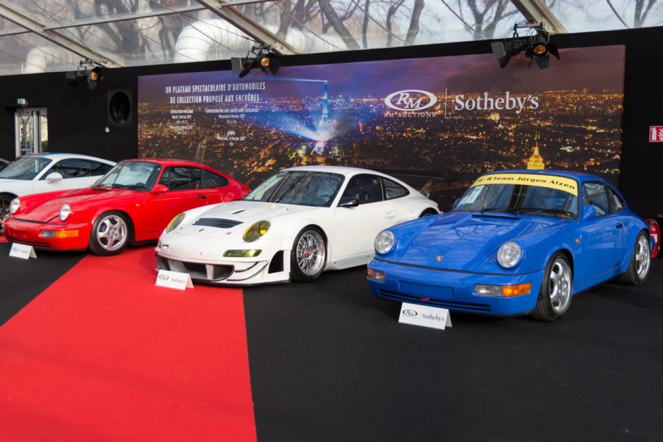 Nos Photos De La Vente Aux Encheres Rm Sotheby S 2017 A Paris Pluie De Porsche Lors De La Vente Aux Encheres L Argus
