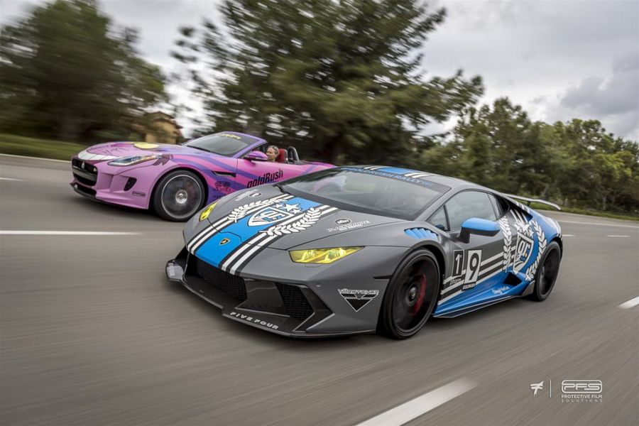 les supercars exotiques de protective film solutions en images