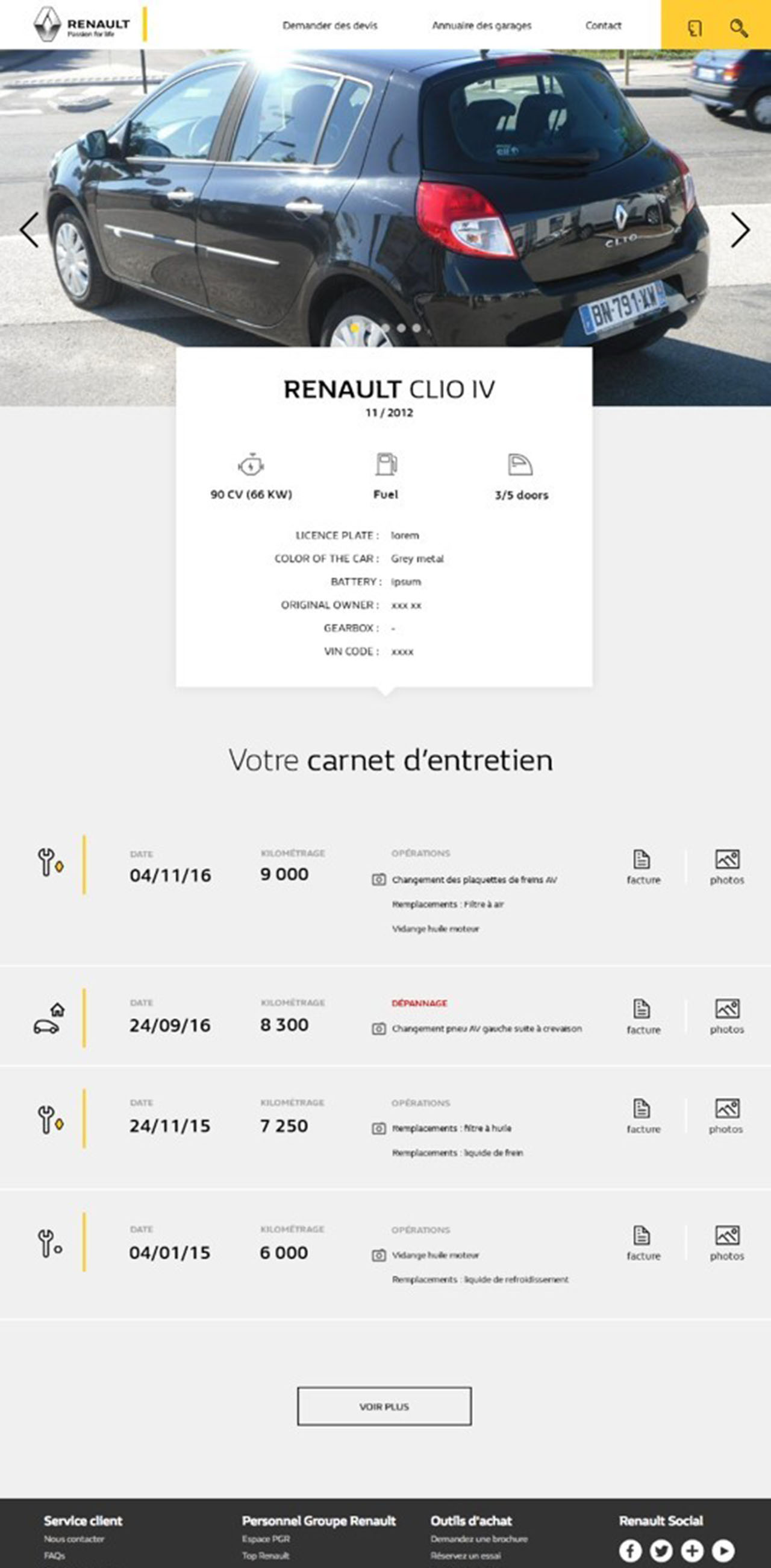 Carnet Entretien Renault Clio 4 Tce 90 Entretien auto : Renault prépare le carnet d'entretien numérique