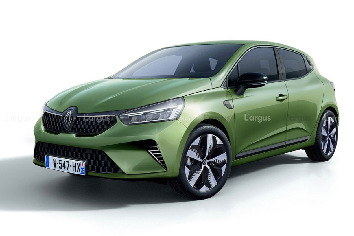 Restyled Renault Clio 5 (2023). She wants to eat lion Ace Mind