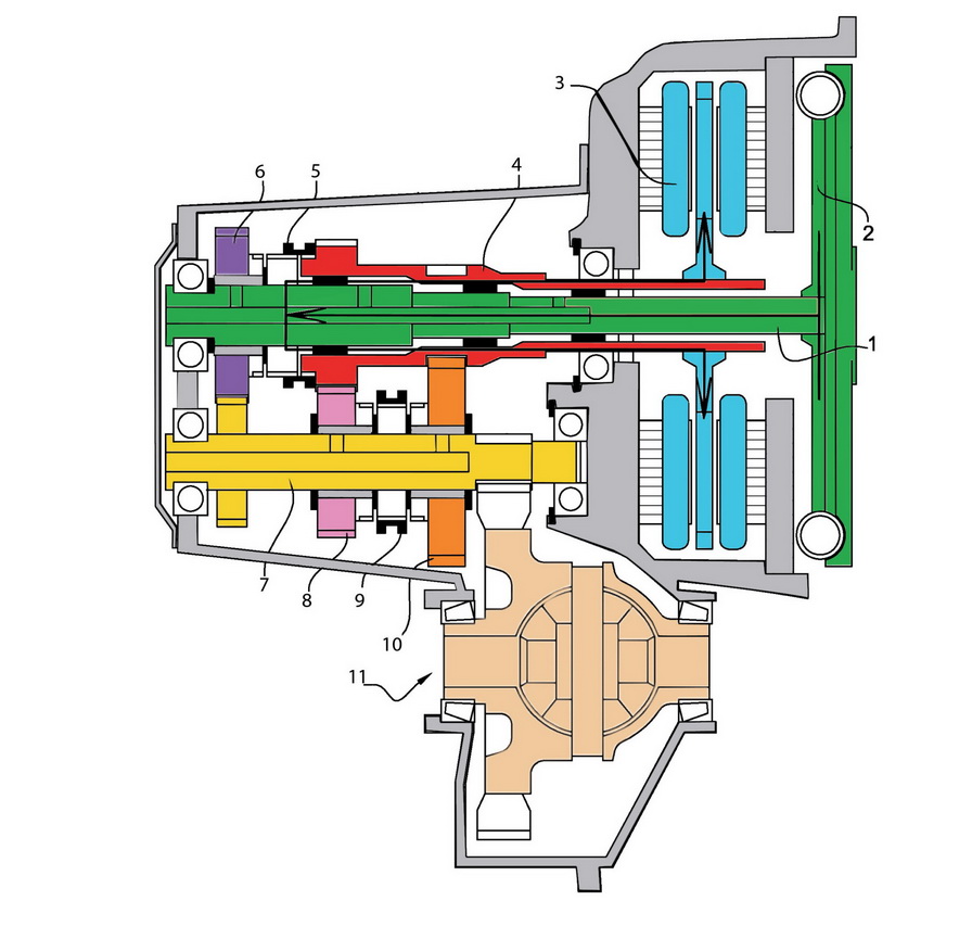 Photo 12 Schéma technique de la transmission renault eTech Renault