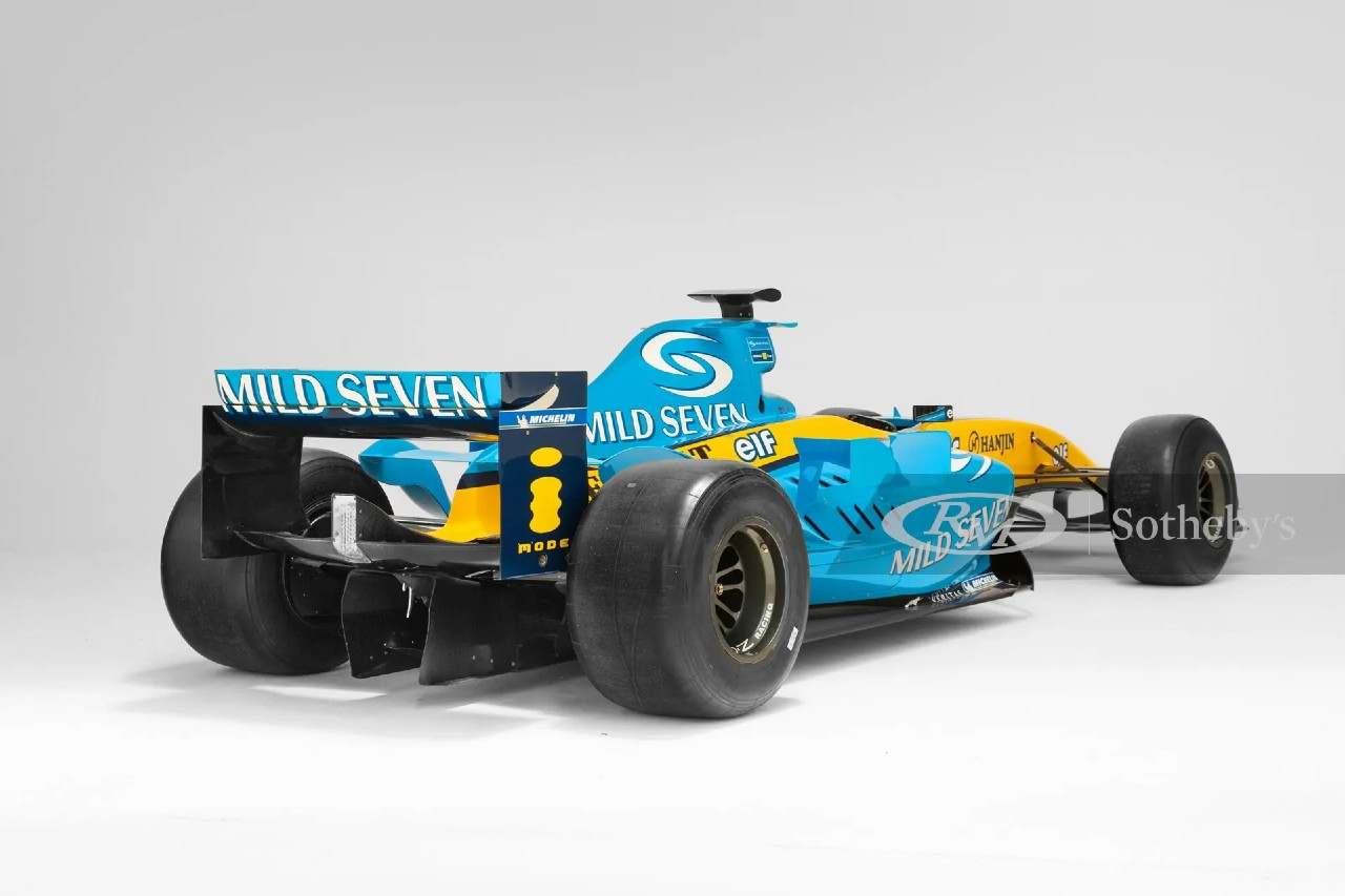Renault R24 (2004). Une F1 de Fernando Alonso à la vente