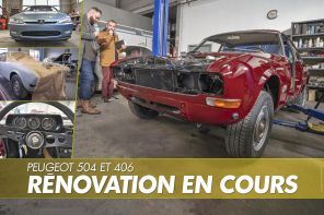 Cette année, trois Peugeot 504 coupé et une 406 coupé (photo) ont été sélectionnées afin d'être restaurées.
